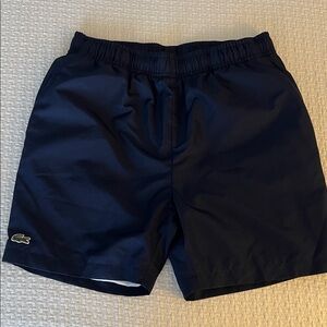 BNWOT Boys Size 12 Lacoste Navy Blue Sports Shorts